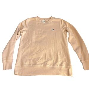 The North Face light pink pullover sweatshirt sweater, women’s size medium